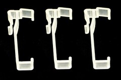 3 Inch Valance Clips For Horizontal Faux wood & Wood Blinds Parts – Pick a Pack