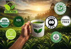 Organic Matcha Green Tea – 100 Count (Plant-Based Pyramid Tea Bags) | Ceremonial