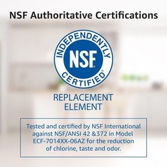 2 Pack 7006 Water Filters – Reduce Chlorine, Taste & Odor, NSC Certified