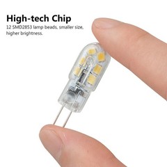 10~100Pcs G4 Bi-pin 12 LED Lamp Light Bulb DC 12V 20W 2835 SMD 6000K White/ Warm