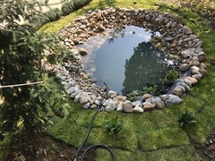Pond Liner Pond Liners 13x13FT 20 Mil Waterproof Durable Black Fish Pond Liner