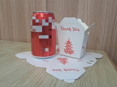 50 Pack 8oz Chinese take out box 8-OZ Noodle Take Out Food Container: Perfec…