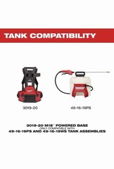 Milwaukee 3019-20PS M18 18V 4-Gallon Backpack Sprayer Kit w/ SWITCH TANK