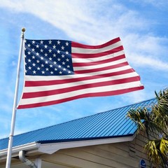 2×3 FT United States USA Flag Outdoor Polyester US American Flag Heavy Duty Oz