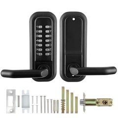VEVOR Mechanical Keyless Entry Door Lock 14 Digit Keypad and Handle Embedded