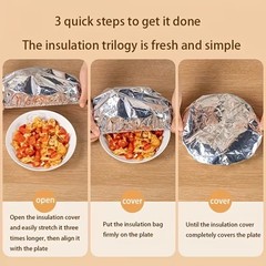 Reusable Food-grade Aluminum Foil Film for Oven, Insulation, Takeaway & Picnic