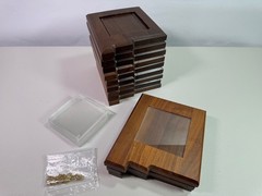VTG New Mexico Shape Award Plaques – Lot Of 12 – Solid wood with brass brads