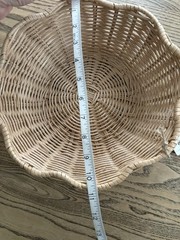 New IKEA SMORFISK Bread Basket Rattan 27×8 cm (11×3 “) 106.121.13