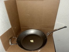 De Buyer Mineral B Pro Carbon Steel Fry Pan Stainless-Steel Nonstick 12 1/2″