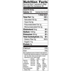Nature Valley Sandwich Cinnamon Biscuit with Almond Butter Filling – 1.35 oz…
