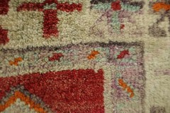 Tribal Geometric Red Rug 4×5 Hand-knotted Wool Traditional Vintage for Any Room