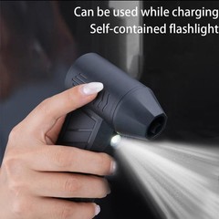 Electric Air Duster Cordless Mini Jet snow Blower Portable Turbo Fan with LED