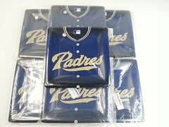 NEW 126pc Sealed San Diego Padres MLB Baseball Party Plates Square 10.25 Inch