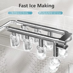 Ice Makers Countertop,Portable Ice Machine with Crushed Ice, 35lbs/Day