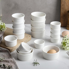 Ramekins 8 Oz Oven Safe – Baking Bowls Set of 6, Ceramic Creme Brulee Ramekins,