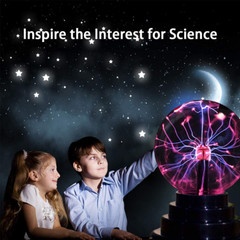 Plasma Ball/Light/Lamp, Static Electricity Globe Electric Lightning Ball, Touch