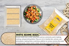Rani Sesame Seeds Whole White, Hulled (Till) 7oz (200gm)