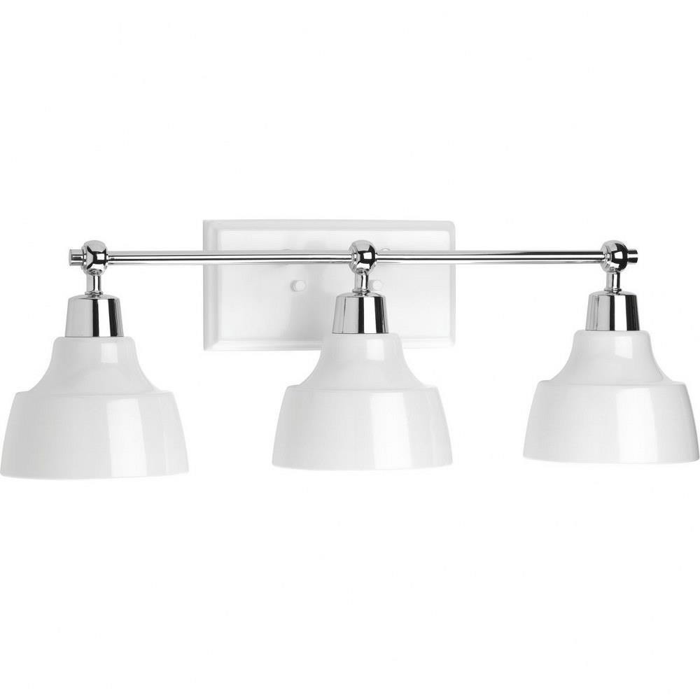 3 Light in Coastal style – 24.25 Inches wide by 8.38 Inches high-Polished Chrome