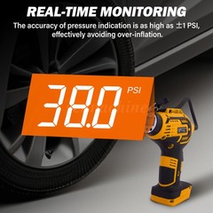 Car Air Tire Pump Inflator Compressor LED Digital Electric Portable 980kPa 20V