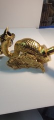 Vintage 24 K Plated Swan Faucet Fixtures New Unused 6 X 6″ Elegant Made InSpain