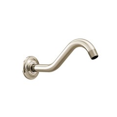 Moen Belfield Polished Nickel Shower Arm and Flange, 177171NL