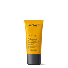 Geologie SPF 30 Face Sunscreen | Niacinamide + Hyaluronic Acid | Mattifying