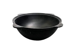 Kazan 100% Cast Iron Authentic Uzbek Cauldron & Oven Uchag Pilaf Plov Lagman Wok