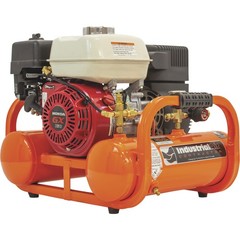 Industrial Air Contractor Gas-Powered Pontoon Air Compressor, 4.6 HP, Honda
