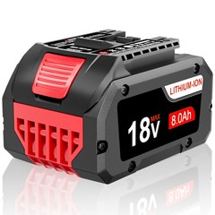 2 Pack 18V Battery For Bosch 18V 8.0AH Li-ion BAT609 BAT610G BAT618 GSR18V-LI