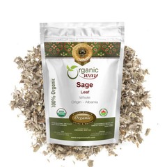 Organic Way Dried Sage Leaf Whole – Organic, Kosher & USDA Certified