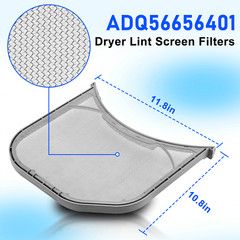 ADQ56656401 Dryer Lint Filter,MCK49049101 Lint Trap Cover Housing for LG Kenmore