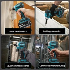 Makita DTD173 bule 18v Brushless Lithium-ion Impact Driver Power Tool