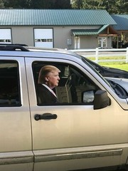 2024 President Donald Trump Car Sticker April Fool Passenger Right Side Window