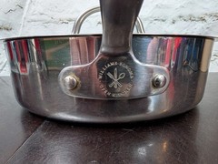 Williams Sonoma Open Kitchen 3 Qt Stainless Steel Sauté Pan w Lid 1220T