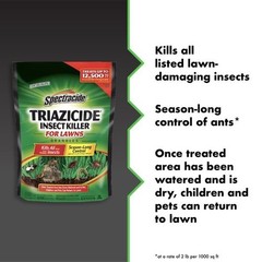 Spectracide Triazicide Insect Killer for Lawns Granules Kill Lawn-Damaging 10LB