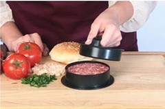 Non Stick Stuffed Burger Press 3 IN 1 Hamburger Patty Molds Maker BBQ Kitchen