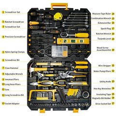 168Piece Auto Repair Tool Set General Household Hand Tool Set Portable Tool Case