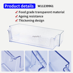 W11239961 Refrigerator Door bin Fits whirlpool refrigerator door WRS321SDHZ08
