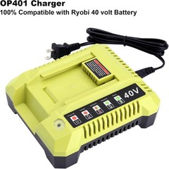 8.0Ah Battery 40 Volt for Ryobi 40V Lithium OP40602 Battery with LED / Charger