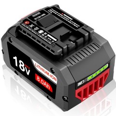 2 Pack 18V Battery For Bosch 18V 8.0AH Li-ion BAT609 BAT610G BAT618 GSR18V-LI