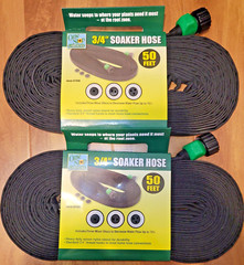 2 X 50 ft. Flat Seeper Soaker Hose 3/4 in. Thread Heavy Duty