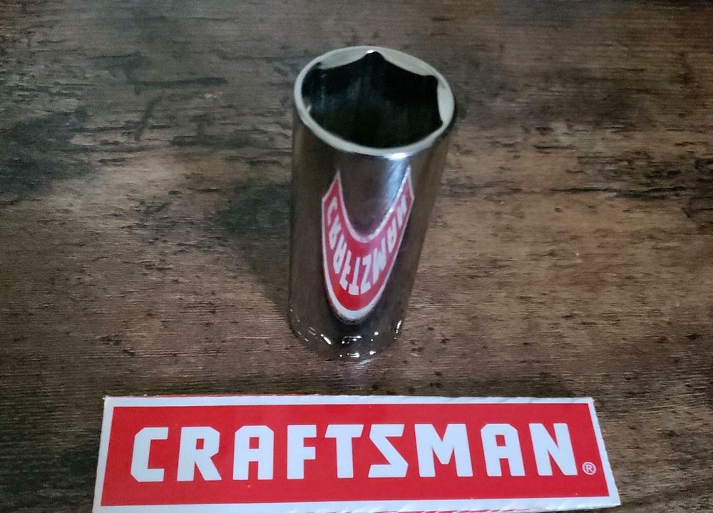 NEW CRAFTSMAN 3/8″ DEEP SOCKET DEEP 6 PT POINT SAE OR METRIC
