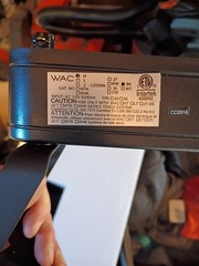 WAC LED Track Light Head LED009 J-LED009-30-BK Black Adjustable 120V
