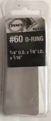 10 Pack Danco 1/4 in. OD x 1/8 in. ID x 1/16in. O-RING Faucet Repair Rubber, #60