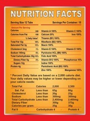 6 days Emergency Food tablet none-GMO gluten-free 25 years shelf-life Vanilla