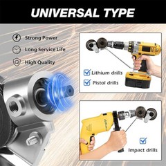 Electric Drill Plate Cutter Sheet Metal Nibbler Precise Cutting Sheet Cutter US