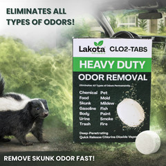 Lakota Naturals Heavy Duty Odor Removal CL02 Tablet – 100G
