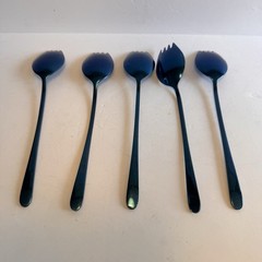 Buyer StarBlue Sporks 2 in 1 Spoons Forks 5 Pieces Stainless Steel