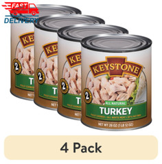 (4 Pack) All Natural Turkey, 28 Oz Can