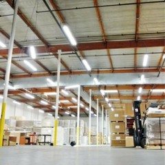 LED Shop Lights Fixture Tube Strip Ceiling Lights 8FT For Garage Workshop 12Pack